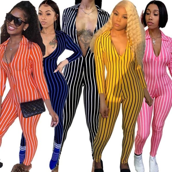 

womens jumpsuit long sleeve jumpsuit v-neck rompers elegant fashion slim jumpsuit pullover zipper comfortable night wear lababy121, Gray