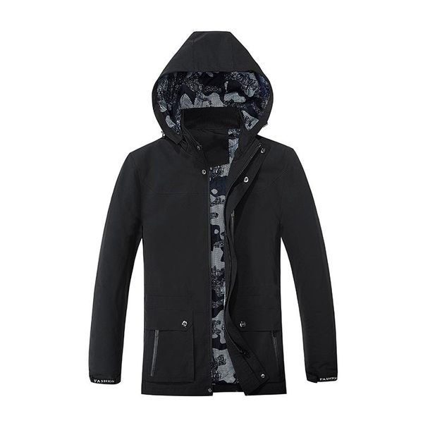 

spring autumn 2020 new arrival men's casual jacket mens slim fit hoodie jacket plus size windbreaker coat male m-5xl, Black;brown
