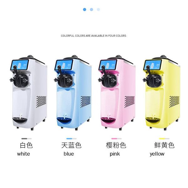 

commercial automatic ice cream machine single flavor soft ice cream making machine