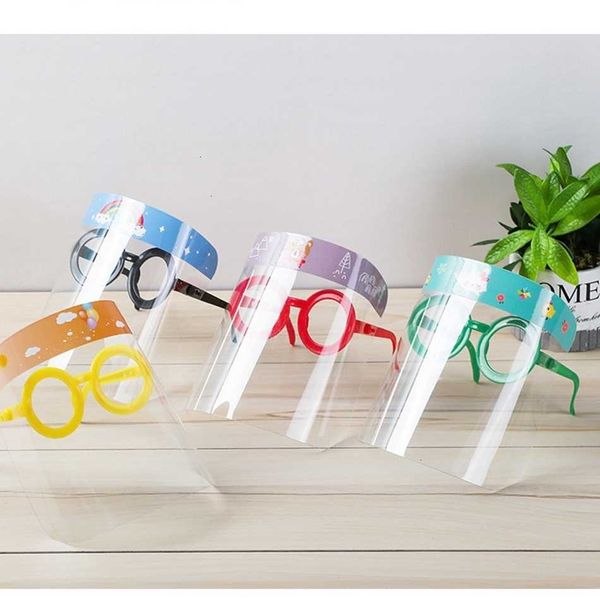 

safety oil splash kid shield protective proof cartoon face mask children isolation transparent visor head cover ljjp75in stock124455