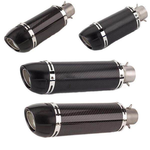 

universal 38-51mm motorcycle exhaust muffler carbon fiber modified motorbike muffler for msx bws pcx 125 gsr 600 750 250cc1