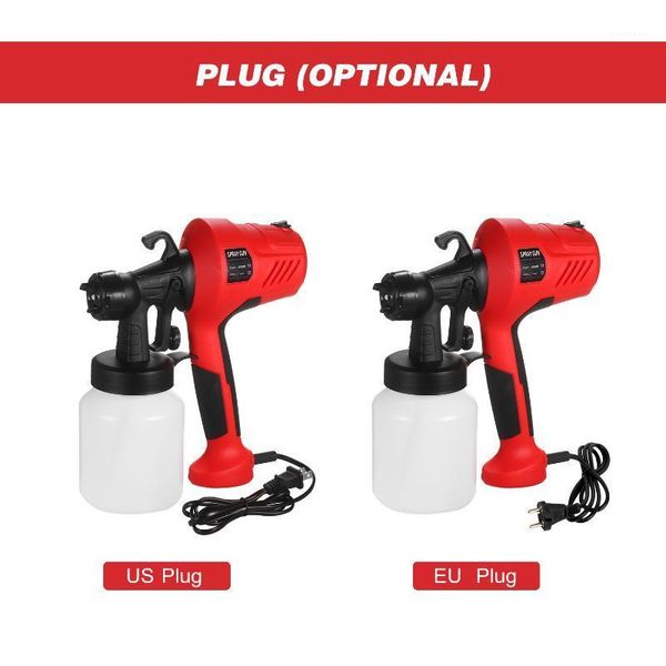 

electric paint sprayer removable high-pressure paint spray gun adjustable air and flow control uk plug1