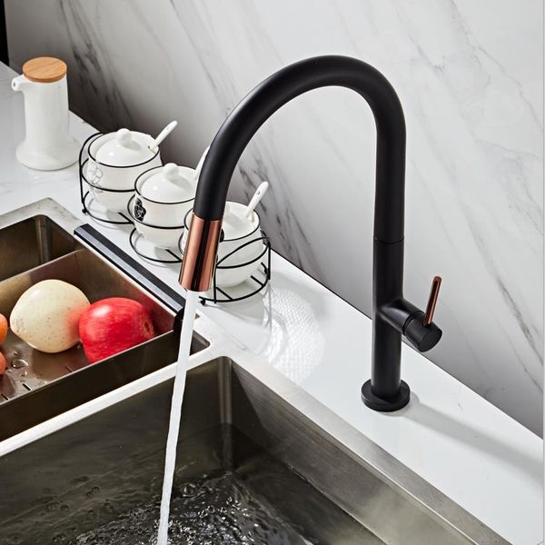 

langyo черный белый кухонный кран 360ronating blackend раковина tap холодной и горячей кухни смесителя blackened вытащите смеситель кухни sq