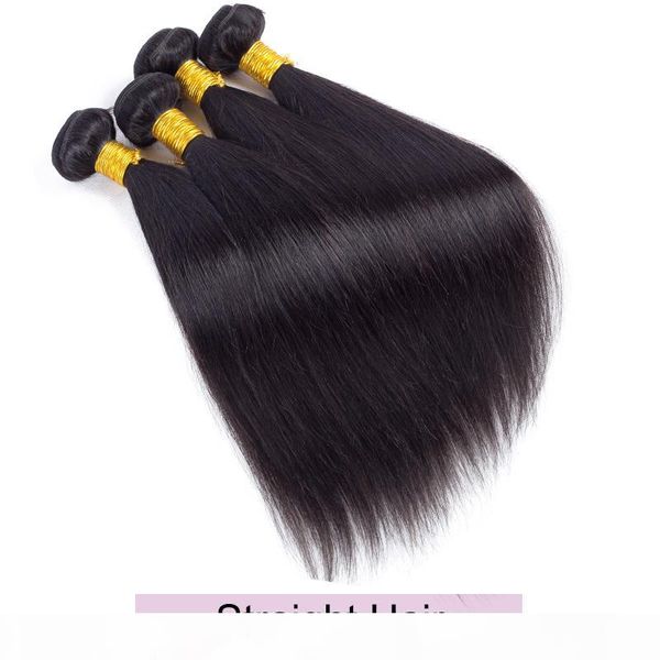 

aliyou peruvian straight body wave human hair weaves 5 or 6 bundles brazilian virgin hair deep water wave kinky curly hair extensions, Black