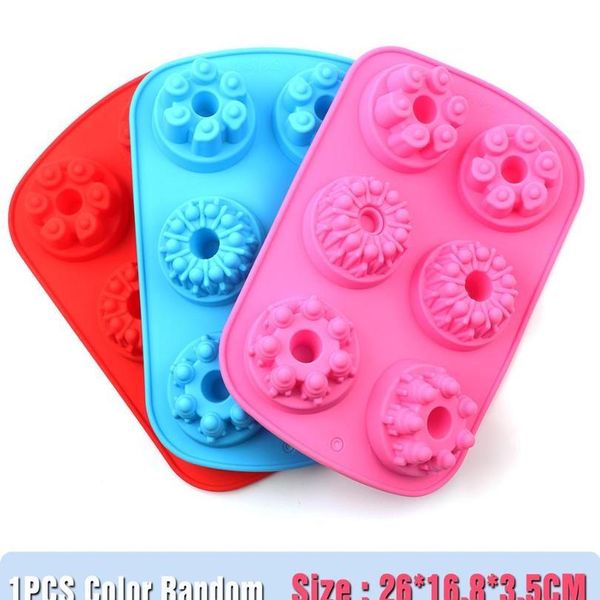 

new flower shape sile soap flower cake bakeware tool muffin cupcake jello pudding ice mould pastry biscuit baking jllntm