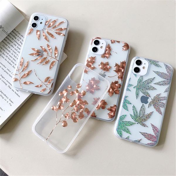 

силиконовый чехол для телефона для iphone 12 11 pro x xr xs max 7 8 plus se 2020 чехол для чехол с цветами банановых листьев wmtevu loveshop