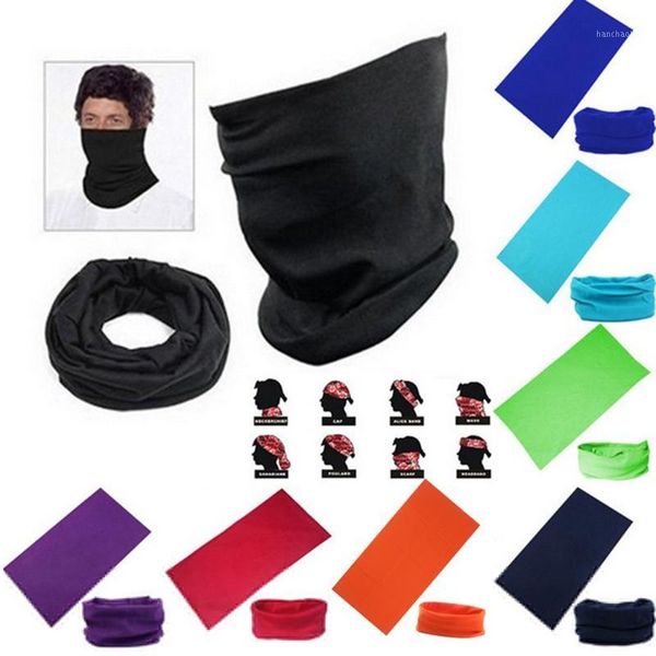 

cycling caps & masks for women men bandana neck gaiter tube headwear face multiuse outdoor scarf magic bandanas snood headwear1, Black