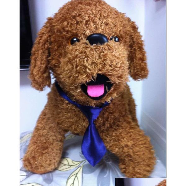 

wholesale fashion solid color polyester silk pet dog puppy necktie adjustable handsome bow tie grooming supplies 25 different color uhne0