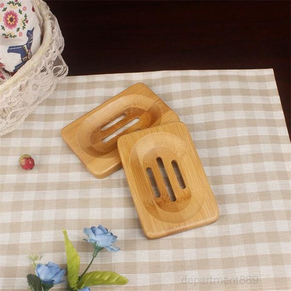 

a-bamboo dish wooden soap case holder tray storage plate box container for bath shower bathroom owf2997