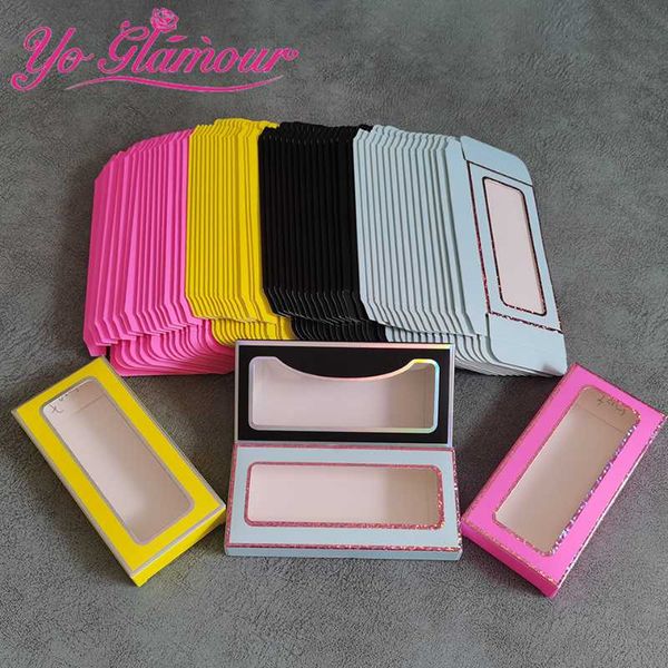 

false eyelashes wholesale bulk eyelash case box lash package for 10-25mm mink lashes fashion empty boxes