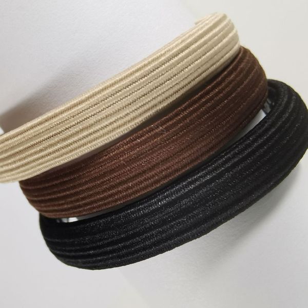 

2020 new classic fashion l symbol elastic hair rope 30pcs hair ties 3 colors v printed luxury head rope suit bracelets hair band vip gift, Pink