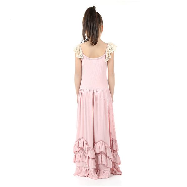 

princs cuhk girls' drs summer sle new beautiful children's skirt with lace underskirt e6c3hx2m, Red;yellow