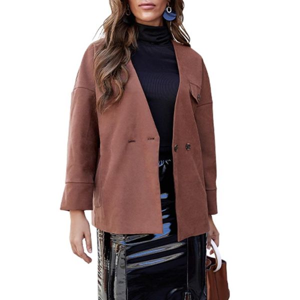 

women's knits & tees vicabo casual v-neck women knitted long sleeve single button female cardigan solid color loffice lady winter coat, White