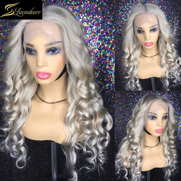 

lace wigs remy hd transparent body wave 613 blonde 13x6 front human hair wig preplucked color 180 density for women full frontal, Black;brown