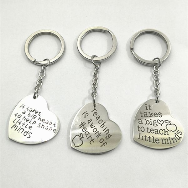 

steel teachers gifts keychains - \ stainless, Silver