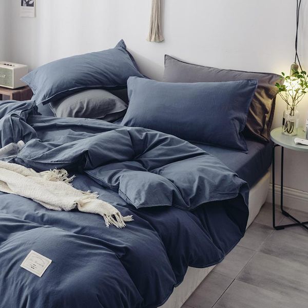 

bedding sets comforter set washed cotton bed linen duvet cover home textile king  size luxury 4pcs