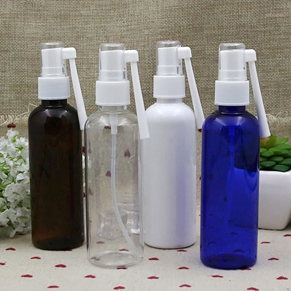 

packing bottles 10pcs 100ml empty oral spray rocker bottle applicators fine mist sprayer plastic pet atomizer refillable packing1