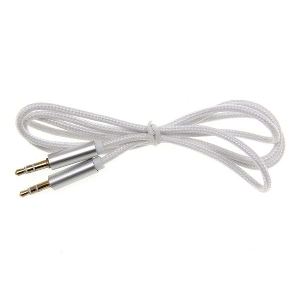 AUX кабель Jack 3,5 мм аудио мужчина к мужскому кабелю 3,5 мм разъем аудио кабель для Xiaomi автомобильный динамик наушников MP3 / 4 AUX SHOD 300 шт. / Лот