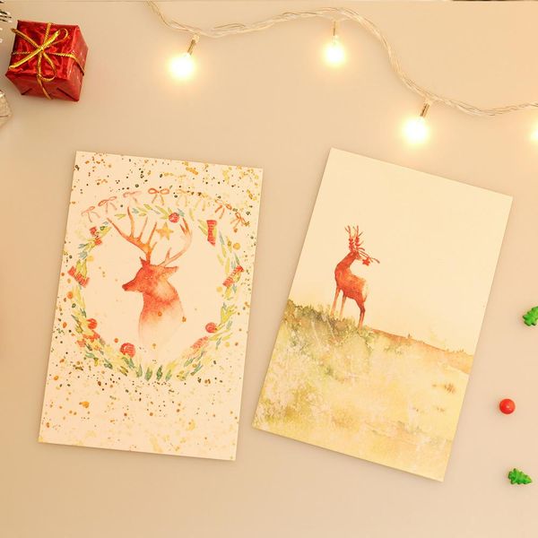 

30шт рождественские лося стиль карты многопользования в качестве скрапбукинга party private privation diy украшение подарочной карты сообщен