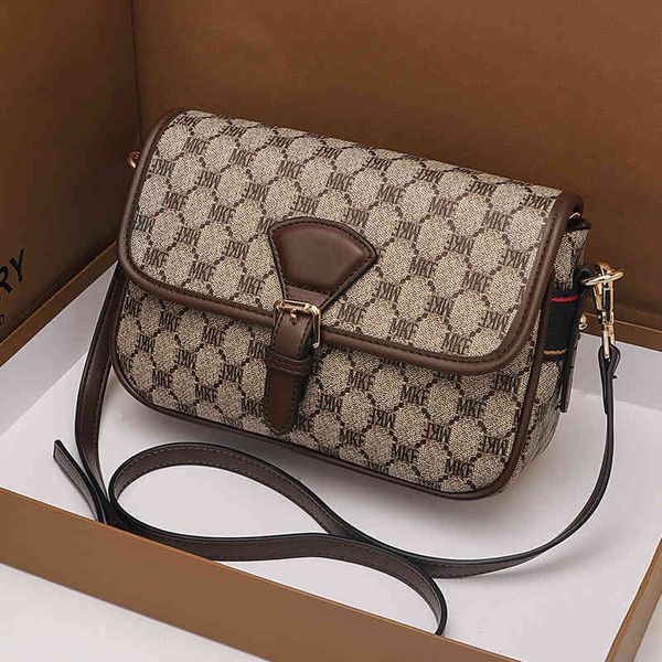 

2022 latest handbag factory store on leather women's summer wide shoulder strap messenger versatile single