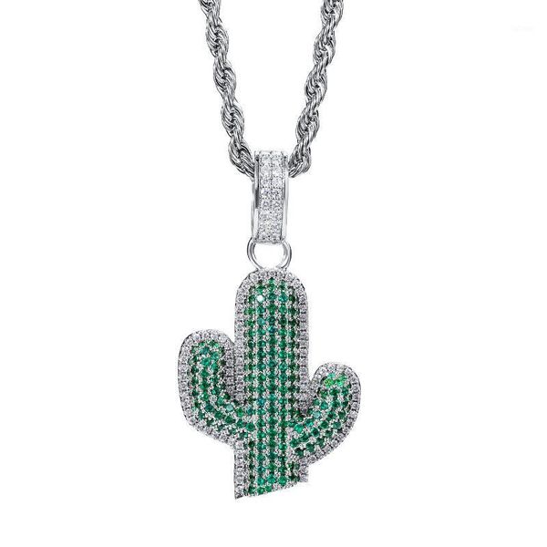 

cactus chain men women hip hip rock chain unisex1, Silver