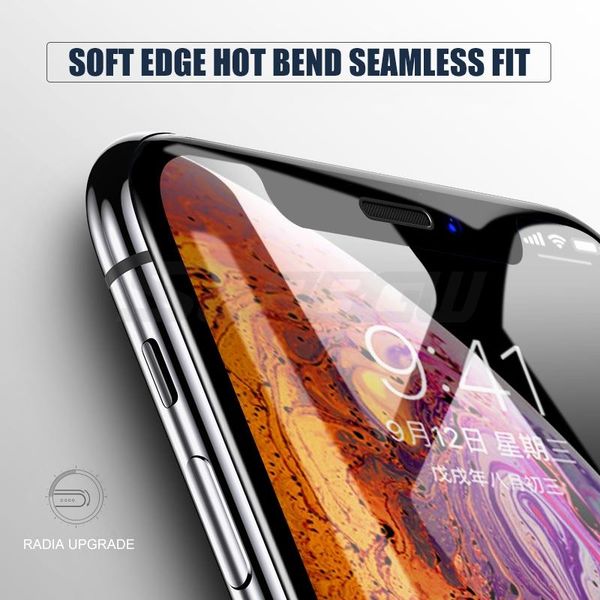 

999d изогнутое закаленное стекло для iphone 11 pro x xs max xr protector на iphone 7 8 6 6s plus se wmtdks yyysports