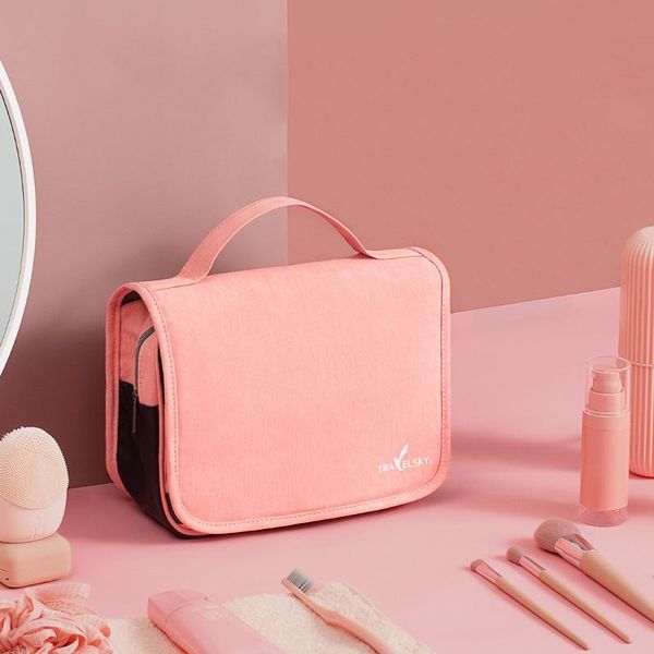 

storage bags portable women hanging hook wash bag cosmetic cases travel necessarie makeup toiletry organizer pouch beauty accessorie supplie