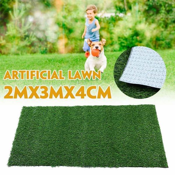 

decorative flowers & wreaths 6.6x9.8ft/6.6x16.4ft large outdoor artificial lawn grass mat indoor turf synthetic rugs garden landscape decora