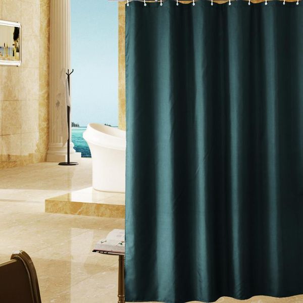 

душевая занавеска водонепроницаемая плесень доживление черный душевый занавески домашняя ваната украшения сплошной цвета занавеска душевой д