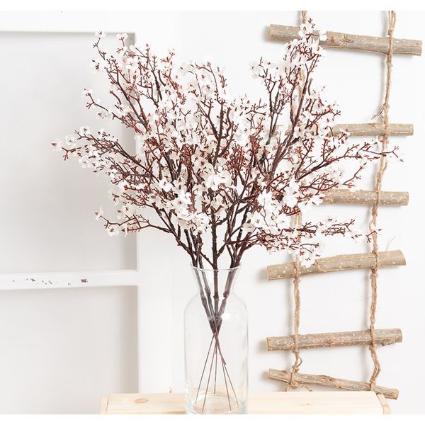 

gypsophila artificial flowers white branch babies breath fake flowers long bouquet home wedding decoration autumn f wmtqqr