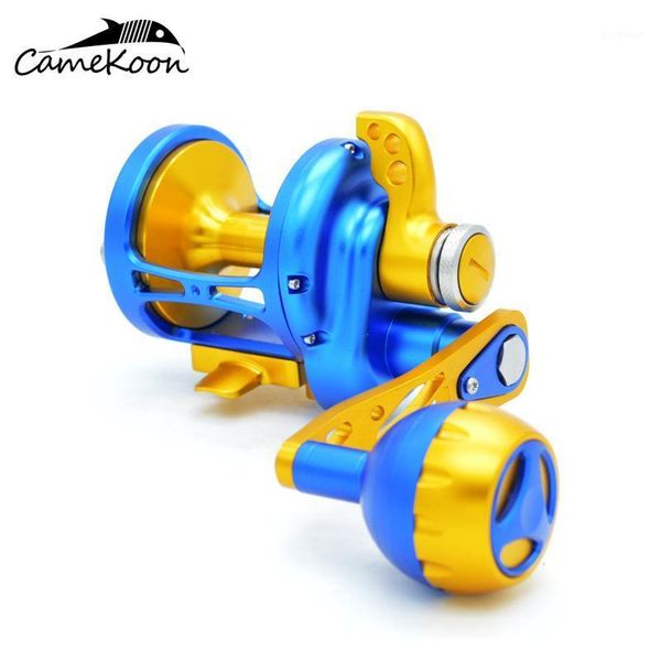 

camekoon conventional saltwater lever drag reel full metal 35kg max drag powerful trolling fishing reel deep sea boat fishing1