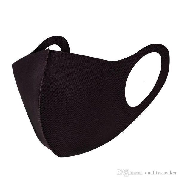 

mouth protective designer face mask anti-dust masks cotton disposable facemask man woman wearing black fashion bl