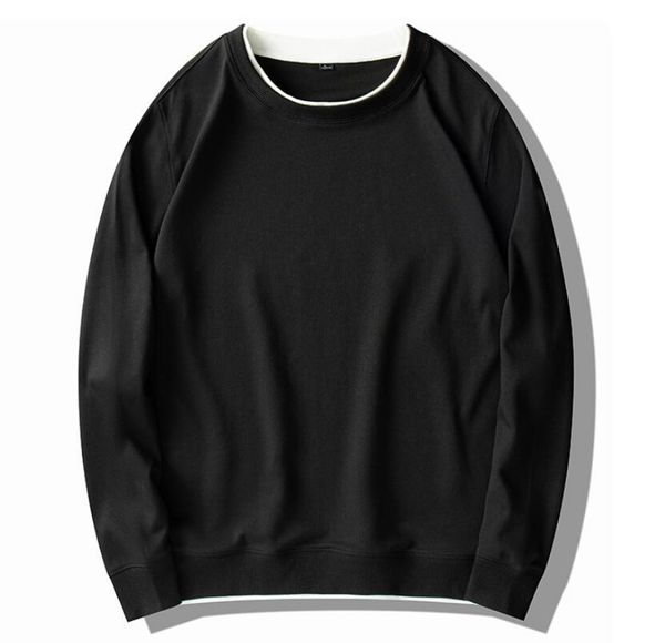 

2021 new men hoodie autumn streetwear pullover sweatshirts winter warm fleece hoodies mens male 0kta, Black