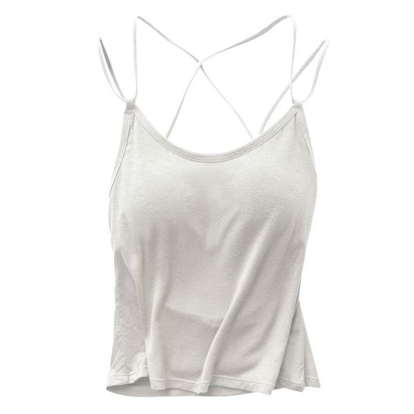 

bustiers & corsets summer women padded tube simple backless cross back breathable sport casual streetwear female bottom tank, Black;white