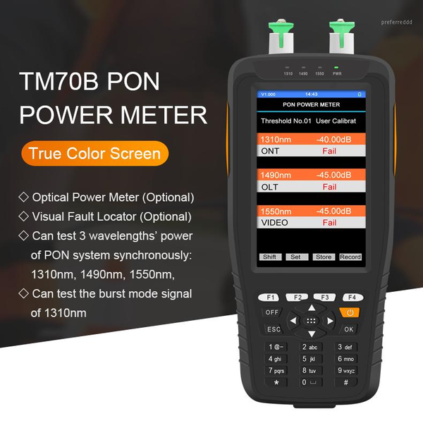 

fiber optic equipment ftth pon power meter 1310/1490/1550nm1