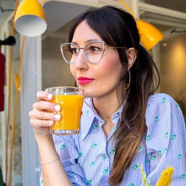 

fashion women glasses frame luxury metal cat eye clear lens glasses for female anti blue light blocking filter computer, Black