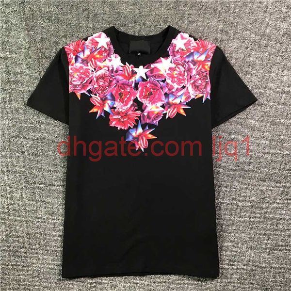 

19ss mens stylist t shirt casual short sleeves printing men women sport tees black size s-2xl