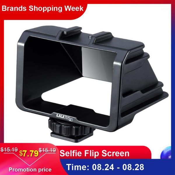 

lighting & studio accessories uurig vlog selfie flip screen with cold shoe for mirrorless camera video youtube po pography accessories1