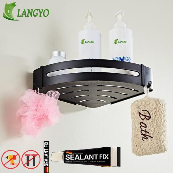 

nail space aluminum black bathroom shelf cosmetic rack with single lever bath corner basket with hook bathroom rack shelf c wmtjvz