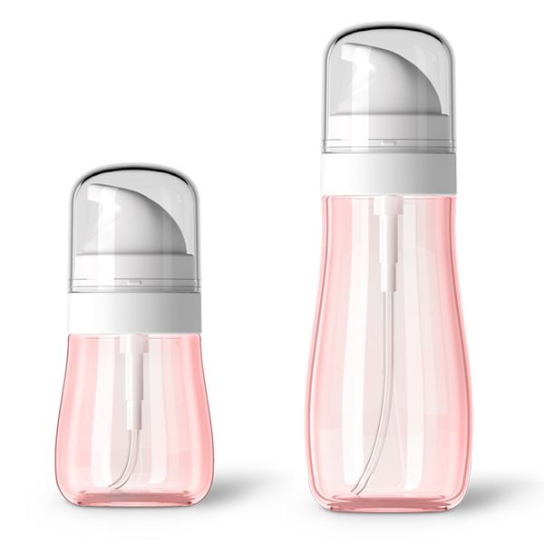 

mini empty make up containers jars transparent petg alcohol hand gel spray bottle 100ml pump bottles for packaging 3 3ka e19