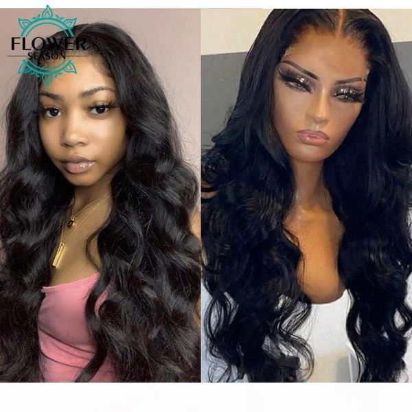 

fake scalp pu silk base wigs body wave human hair wig 5x5 scalp 180% peruvian remy for black women no short hair flowerseaso, Black;brown