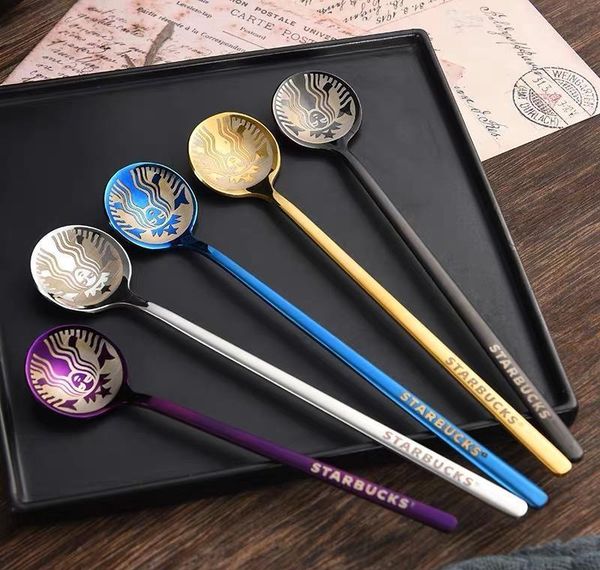 

the latest 15x3.3cm stainless steel starbucks spoon, many colors, starbucks goddess style s jllndw yummy_shop