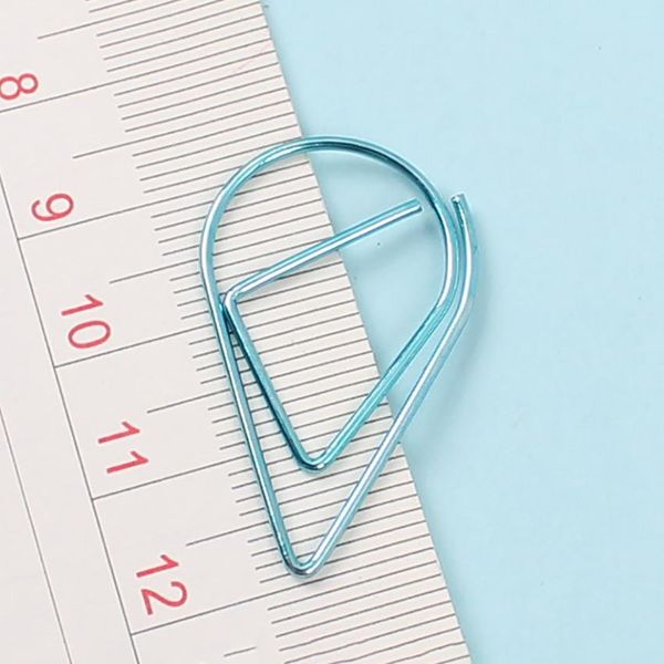 

30 шт. установить креативные формы creative clips metal bookmark бумажные клипы милое сообщение папка студенческая канцтовары офисные школы