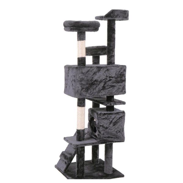 

60" cat tree tower condo furniture scratching post pet kitty p qylxdm bdenet