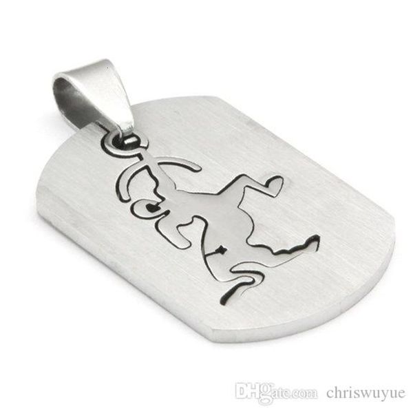 

signs vintage silver color men fashion of the zodiac sagittarius pendant jewelry with chain p598