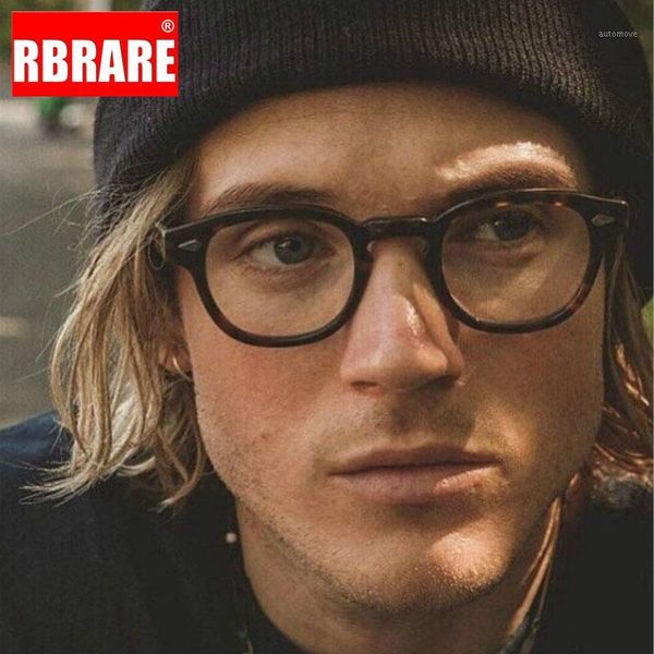 

rbrare square glasses frame men high end retro anti-blue light glasses frame trend flat mirror eyeglasses gafas para leer1, White;black