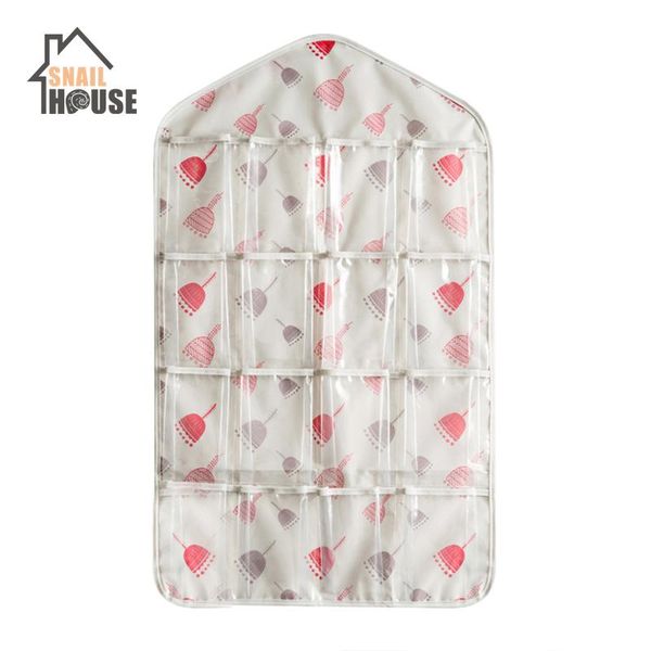 

storage bags snailhouse 16 grid hanging bag clear door wall socks cosmetic underwear closet organizer jewelry display holder