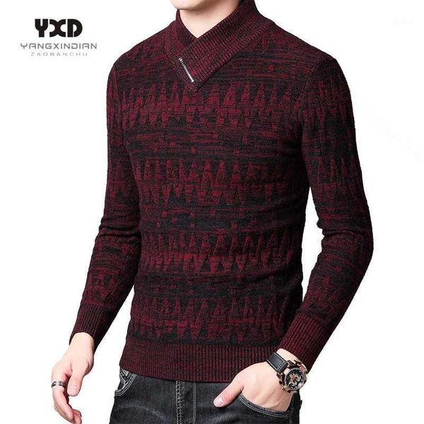 

men clothes fashion autumn winter thick warm business casual man pullover sweater mens clothing mans sweaters jumper man 1, White;black