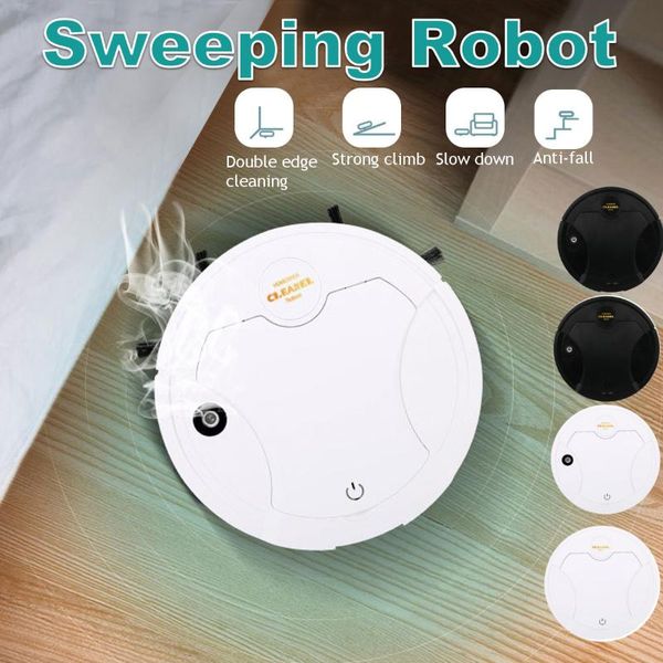 

3-в-1 полностью автоматический спрей smart robot pucuum cleaner usb зарядки подметающий робот сухой и мокрый мопл уф дезинфекция