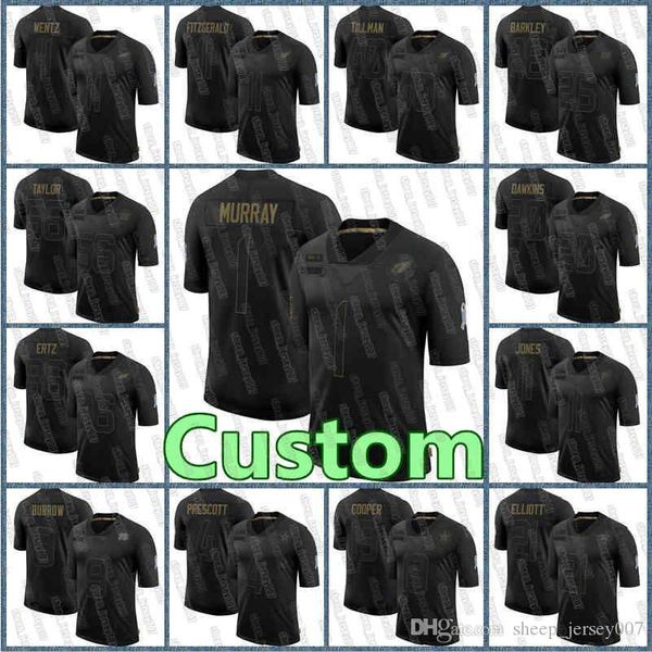 

атланта кардиналы 1 kyleer murray custom 10 deandre hopkins 11 larry fitzgeral 41 kenyan drake 13 kirk 2020 salute для обслуживания майок, Black;red